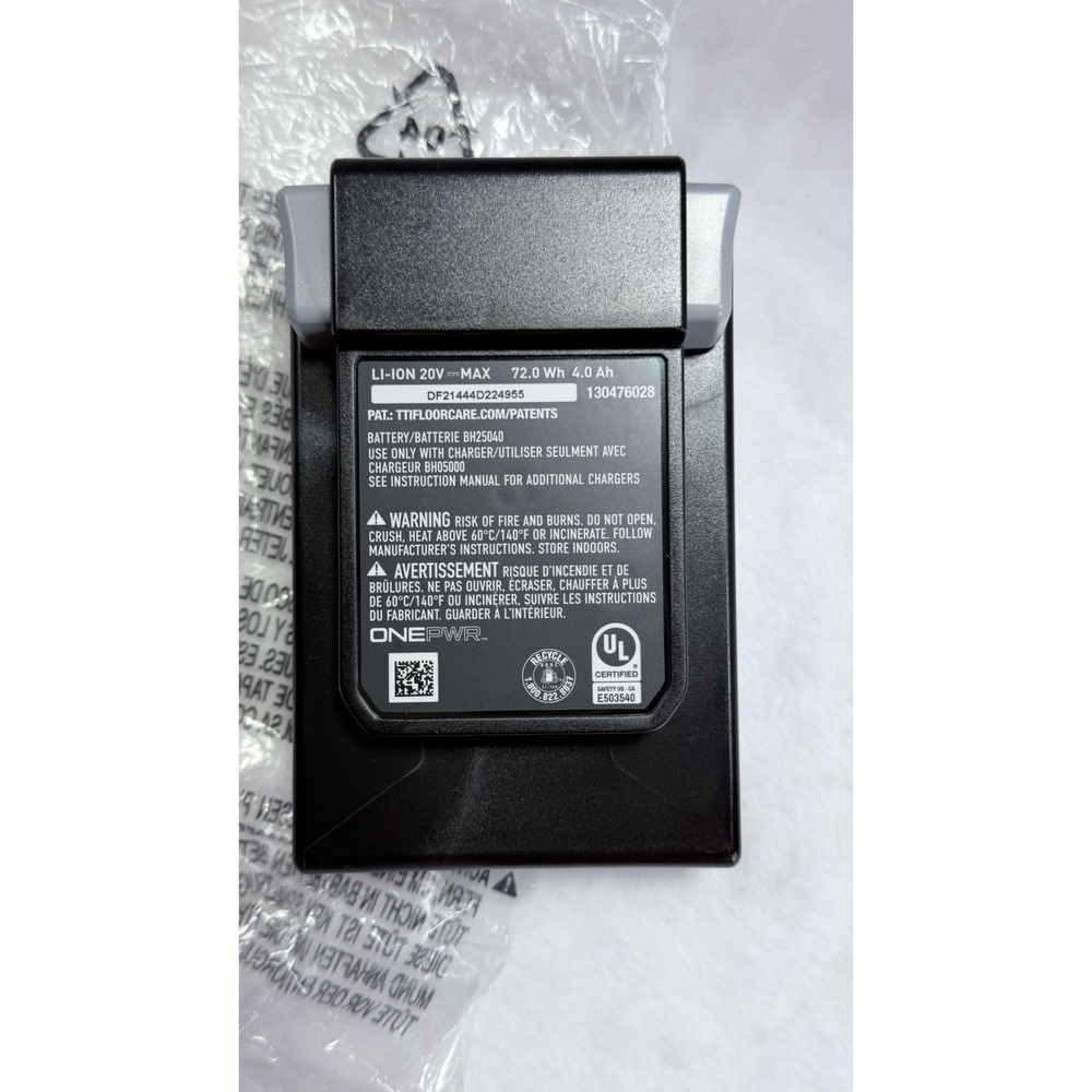 Hoover ONEPWR BH25040 Lithium Ion Battery 4.0 Ah MAX 20V Rechargeable - Picture 2 of 5